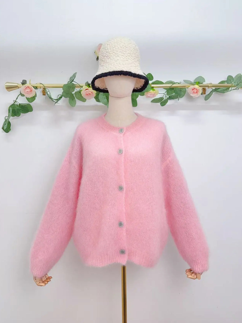 Gilet à manches longues avec boutons