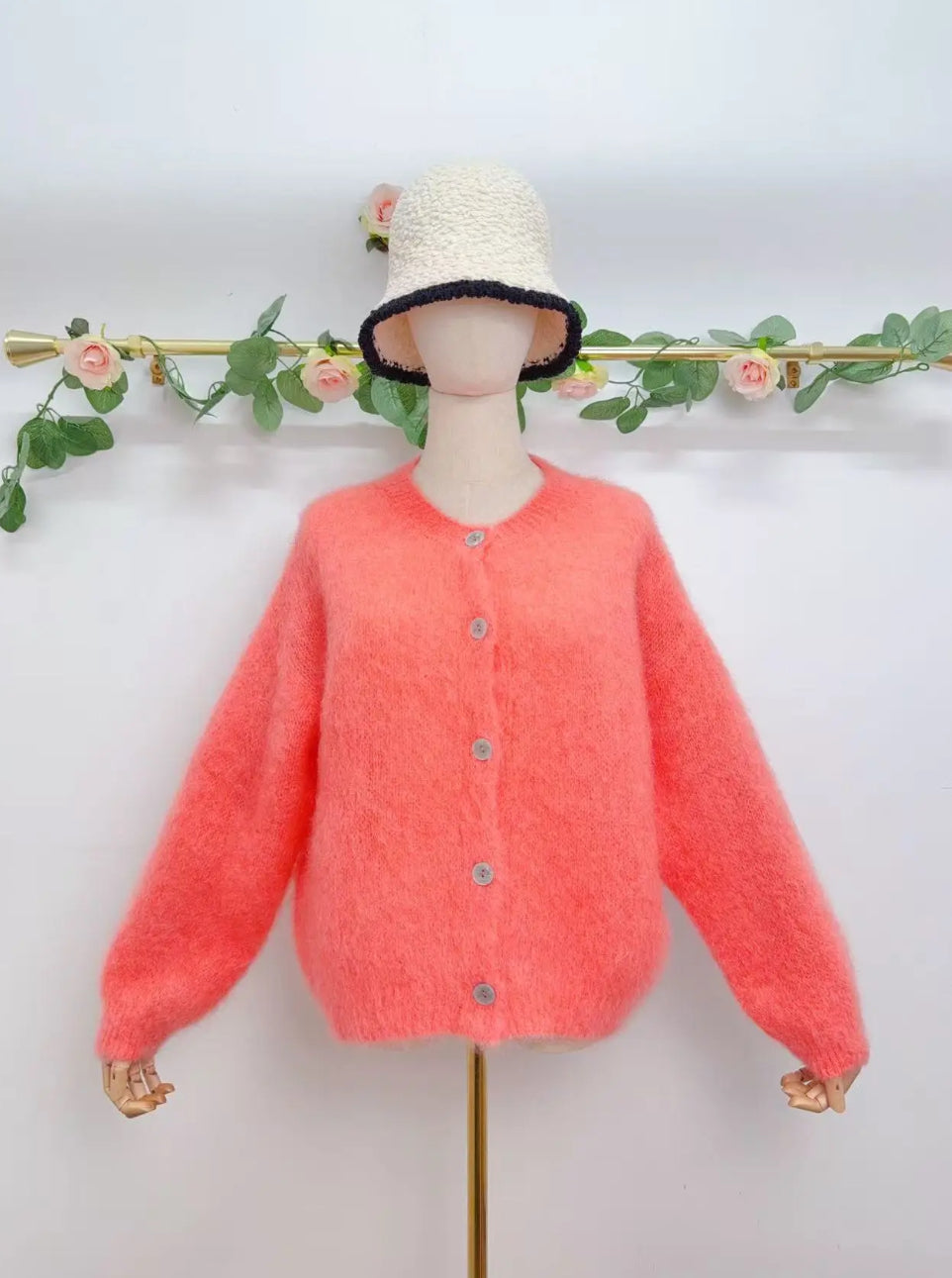 Gilet à manches longues avec boutons