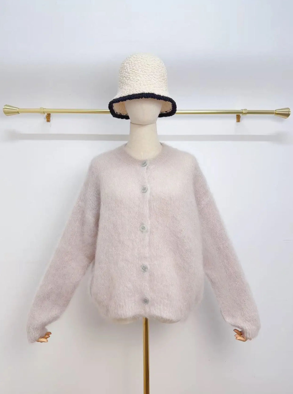 Gilet à manches longues avec boutons
