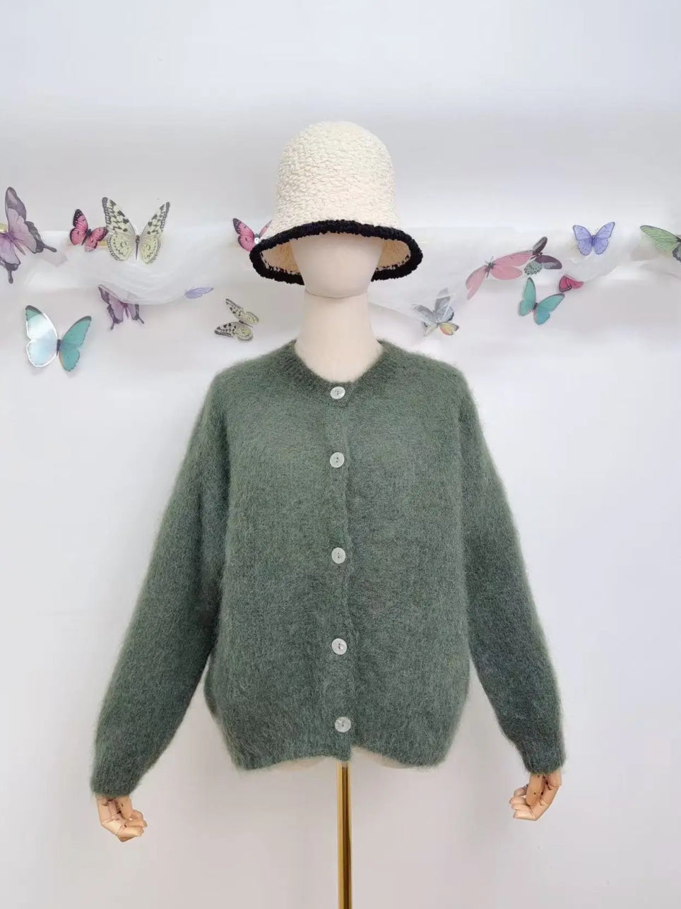 Gilet à manches longues avec boutons