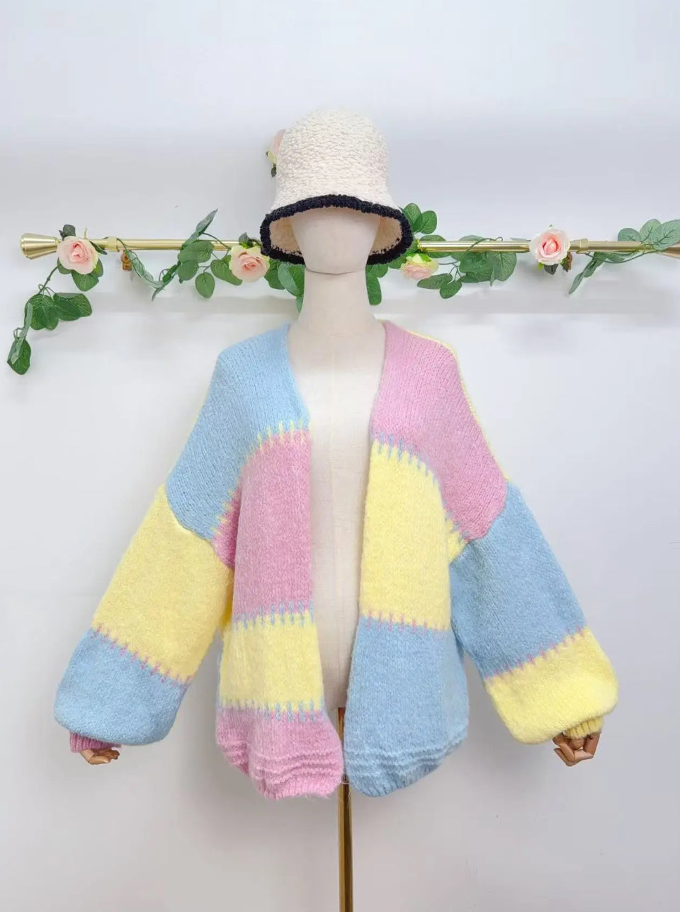 Gilet ouvert à manches longues