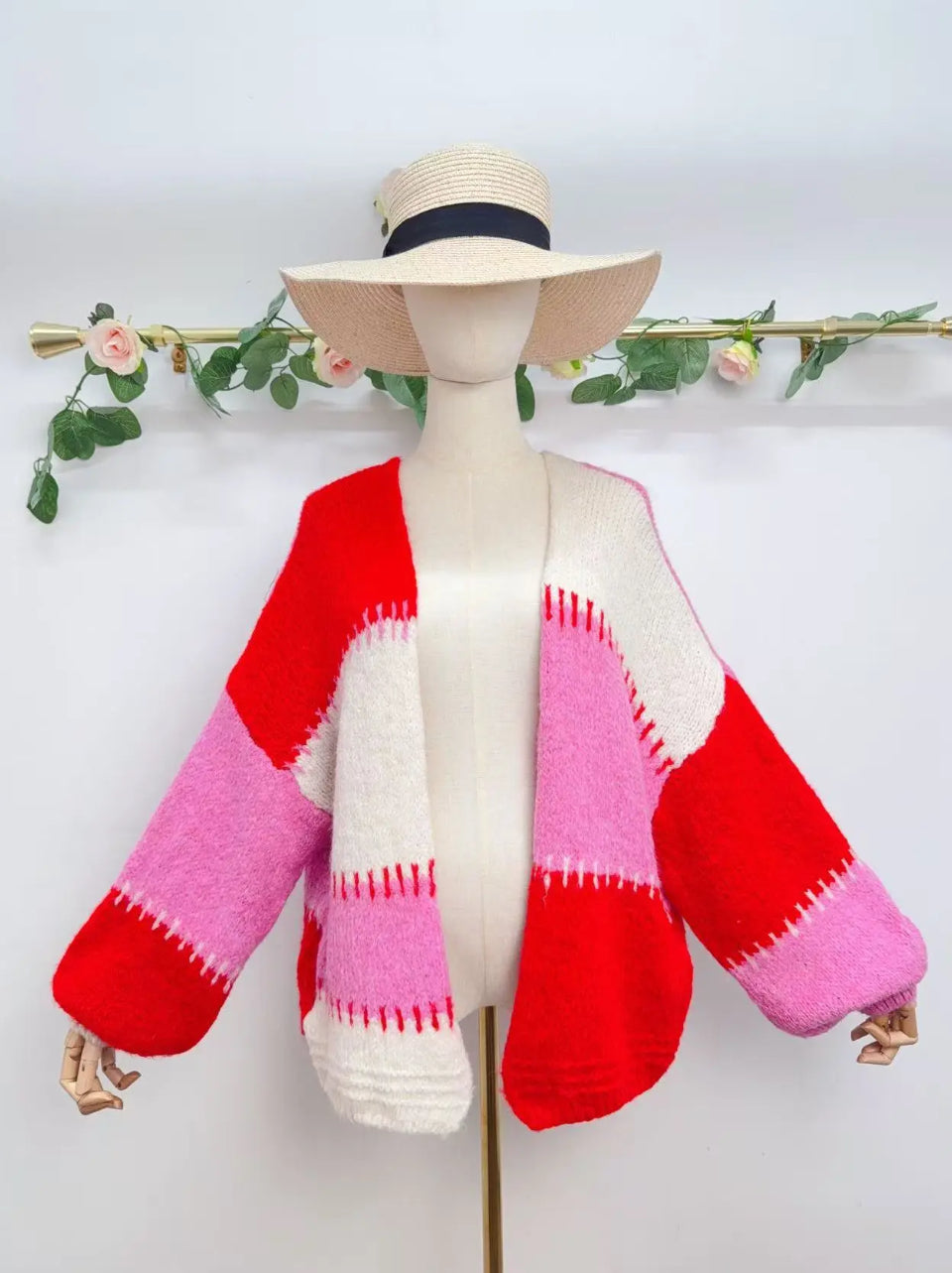 Gilet ouvert à manches longues