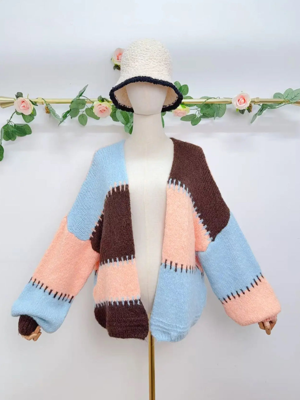Gilet ouvert à manches longues