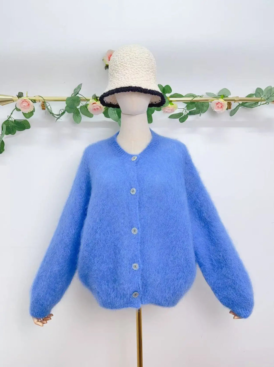 Gilet à manches longues avec boutons