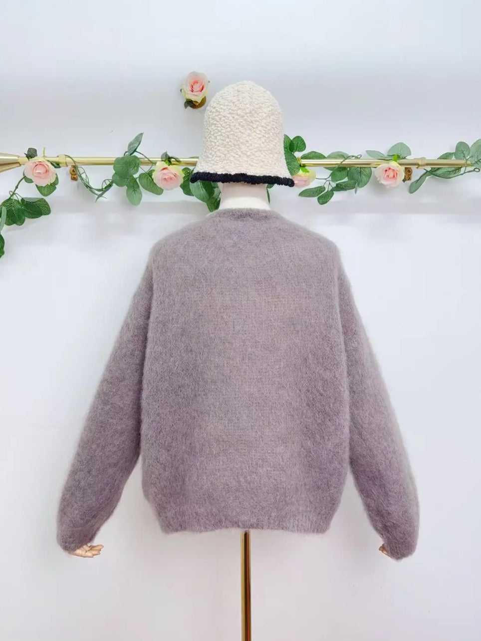 Gilet à manches longues avec boutons