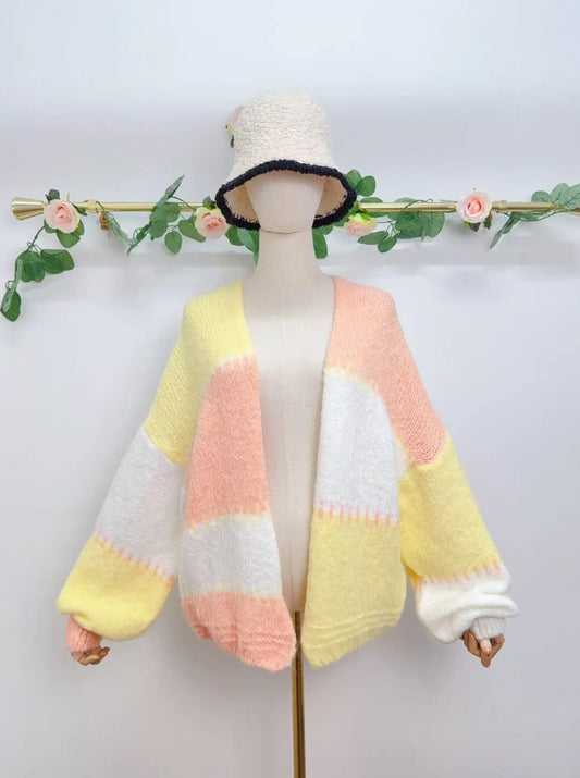 Gilet ouvert à manches longues