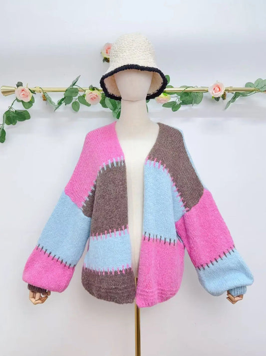 Gilet ouvert à manches longues