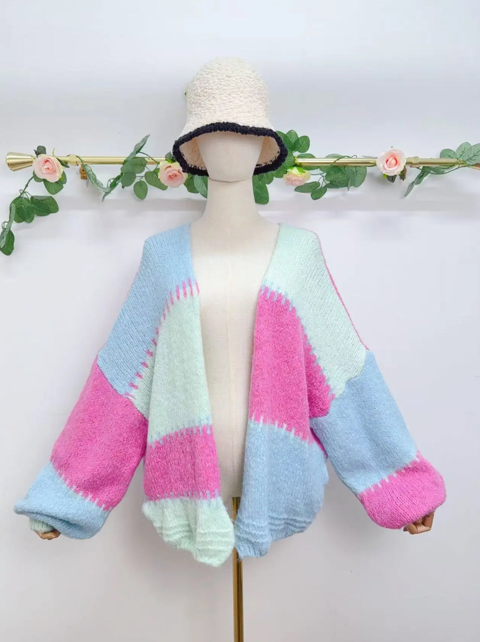 Gilet ouvert à manches longues